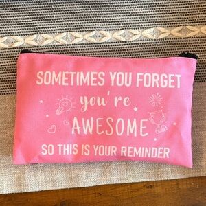 Pink Inspirational Pouch